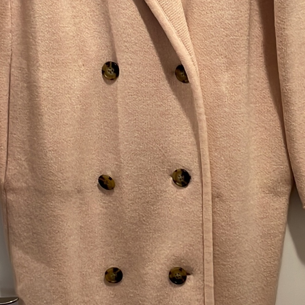 J. Crew Cream Double-Breasted Coat - Picture 4 of 12